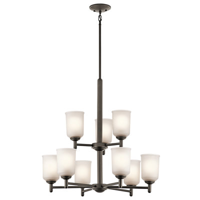 Shailene 9 - Light Dimmable Tiered Chandelier