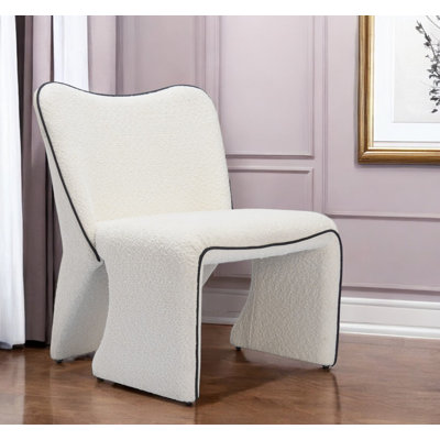 Chaise d'appoint 29 po ivoire