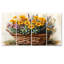 Panier de jardin jaune avec fleurs sauvages-1390764664