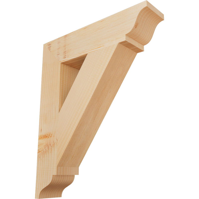 Support traditionnel, H 22 po x l 3,5 po x P 18 po, Douglas (lisse)