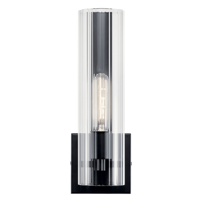Tonju Steel Armed Sconce, Black