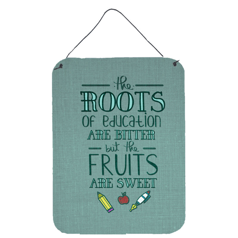 Décoration murale "education fruits" par l’enseignant doux