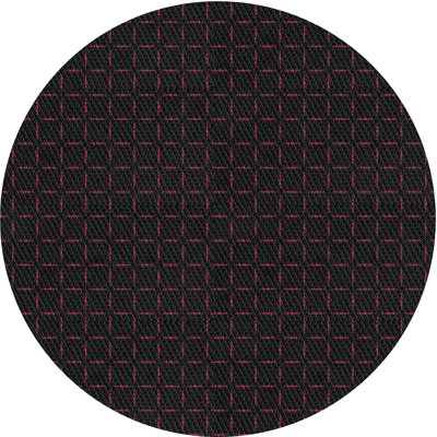Tapis de zone brun foncé à motifs