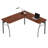 Dudley L-Shaped Metal Base Writing Desk-1327324565