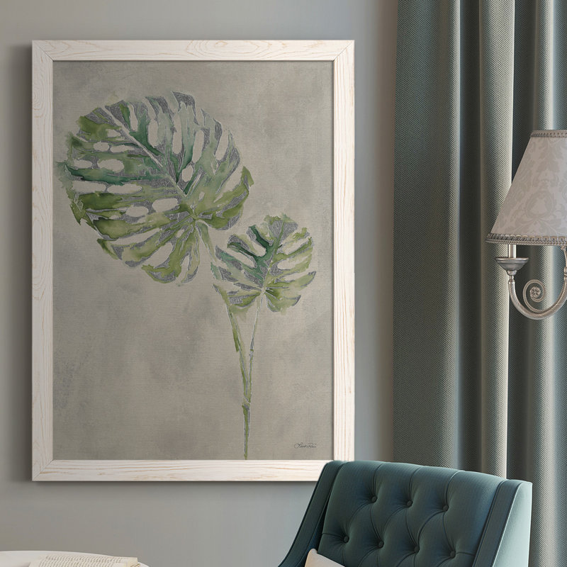 Kristian Fresh déplie III - peinture sur toile à cadre unique, H 37,5 po x l 27,5 po x P 1 po, Blanc