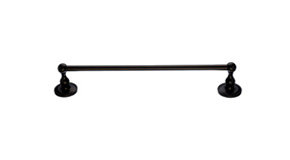 Edwardian Bath Single 20 1/2" Wall Mounted  Towel Bar, Oiled Rubbed Bronze