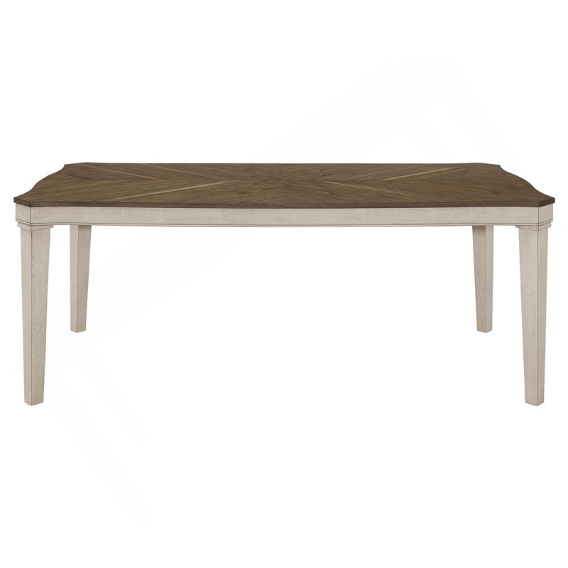 Seaside Nutmeg And Rustic Cream Dining Table