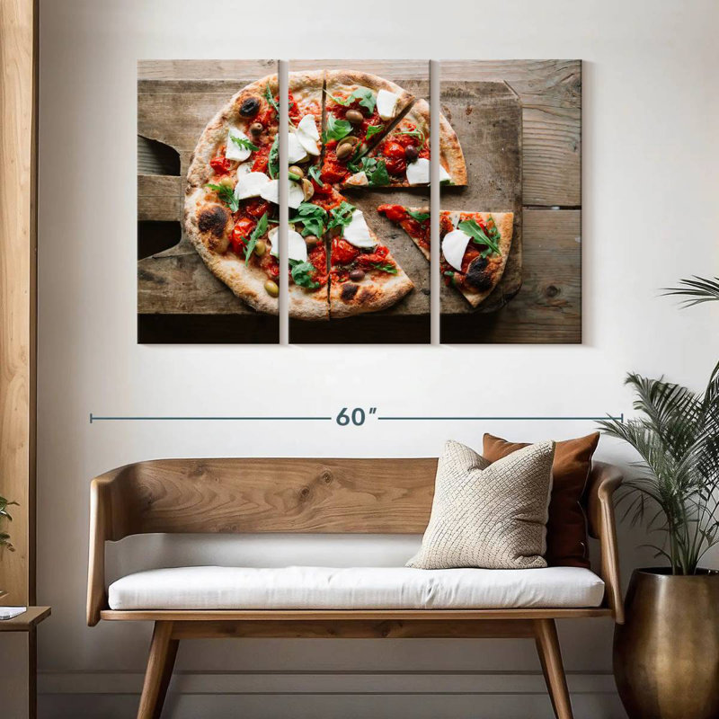 Yarlin Pizza Slices, 32" H x 50" W