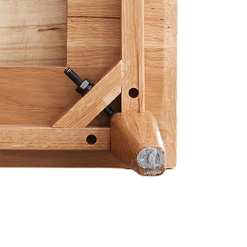 Liubomiras Solid Wood Accent Cabinet