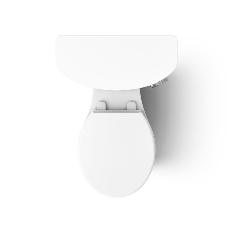 Cimarron® Two-piece round-front toilet, 1.28 gpf
