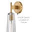 Cosette 1 - Light Dimmable Armed Sconce-65382868