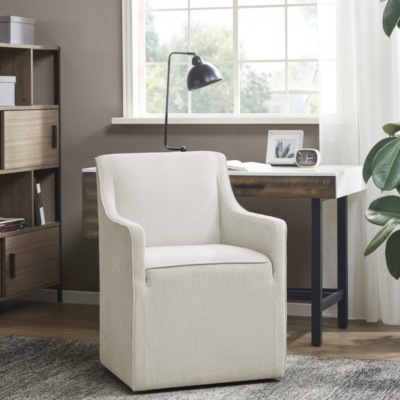 Chaise avec accoudoirs Charlotte Shonna, Beige