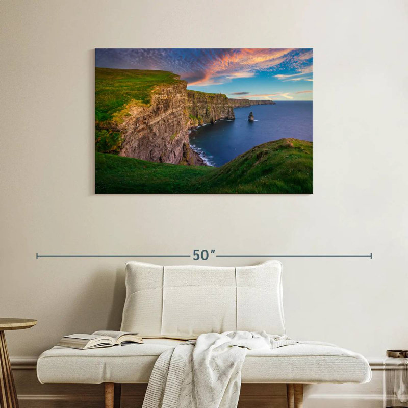 Gillard Sea Cliff Of Moher, H 26 po x l 39 po