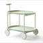 Moon storage cart  Nordic Internet celebrity mobile trolley kitchen simple double storage shelf living room sofa storage shelf