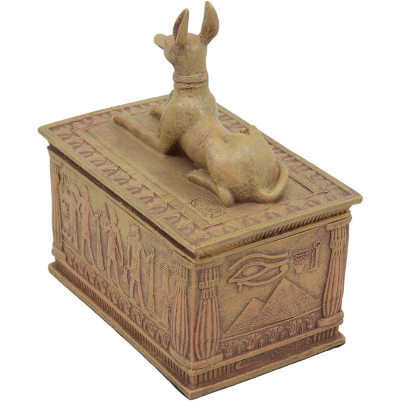 Deshaunda, œil d'Horus et chien Anubis égyptien