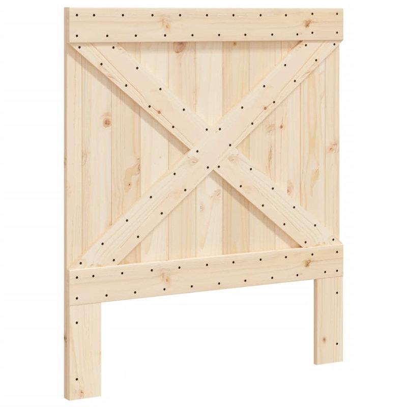Boutell Solid Wood Headboard, 90 x 104cm