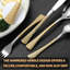 Ensemble de couverts 20 pièces en acier inoxydable martelé pour 4 personnes, ensemble de couverts en argent poli miroir avec poignées antidérapantes, ustensiles de cuisine allant au lave-vaisselle-432400987