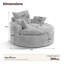 Chaise longue 59 po Corduroy-178497579