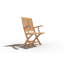 Folding Teak Patio Dining Chair