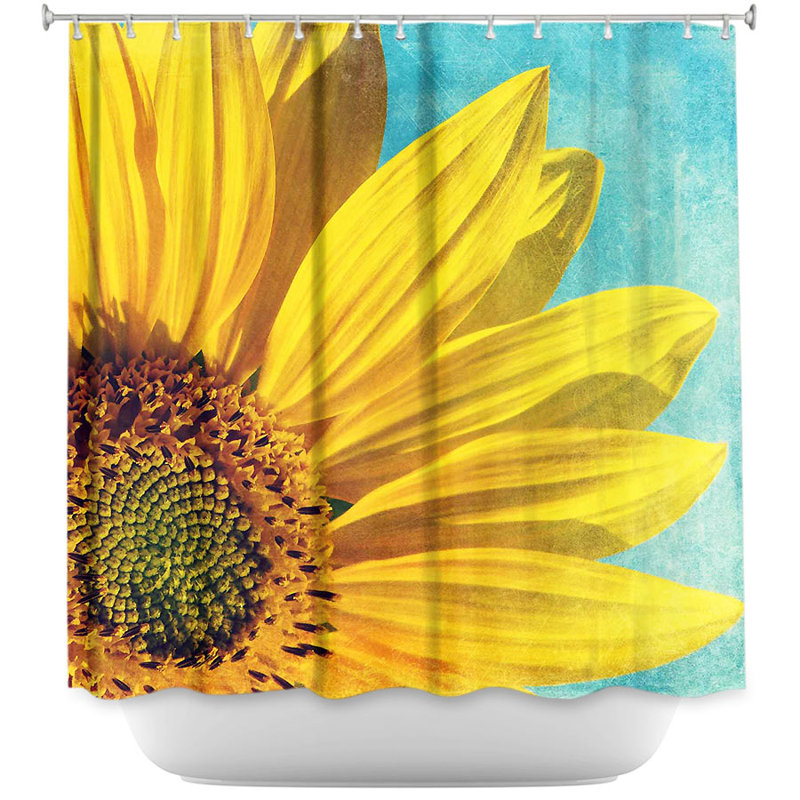 Rideau de douche simple et soleil pure