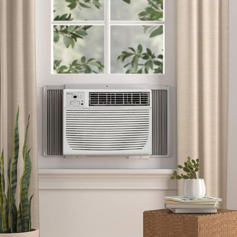 Climatiseur de fenêtre Bevoi 6 000 Btu Easycool avec télécommande 115 V en blanc