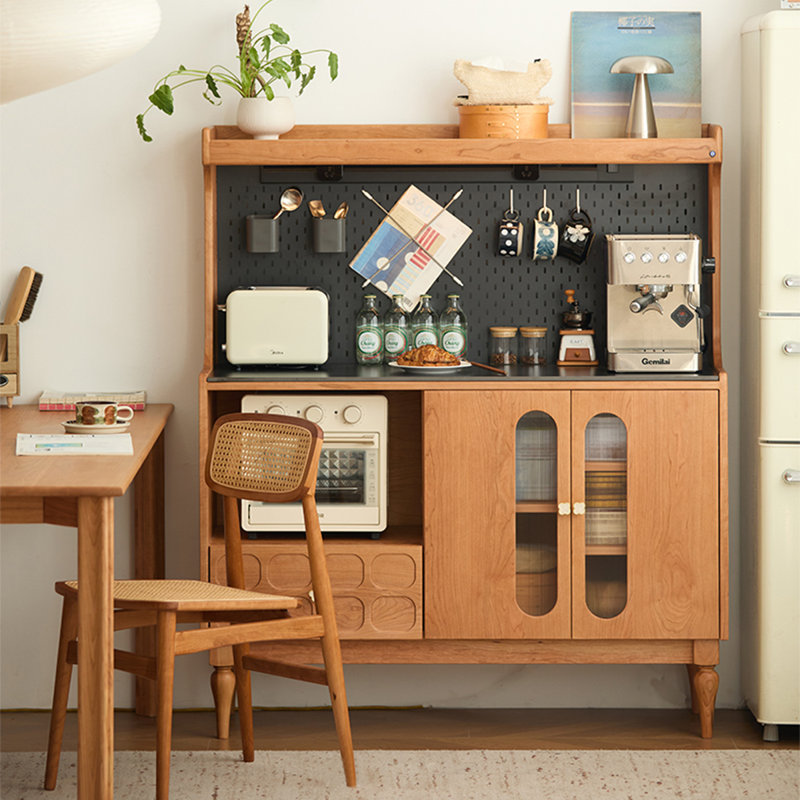 48.5-inch Solid Cherry Wood Standard Pantry Cabinet