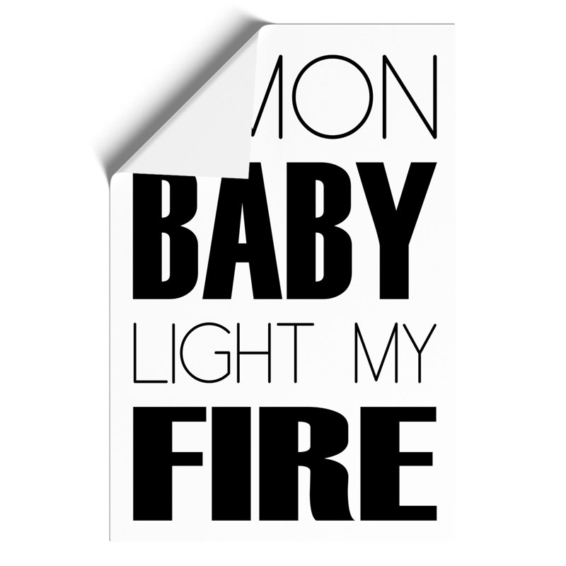Light My Fire - Frameless Print, 30cm H x 21cm W x 0.1cm D