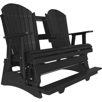 Banc d'extérieur coulissant en polywood
