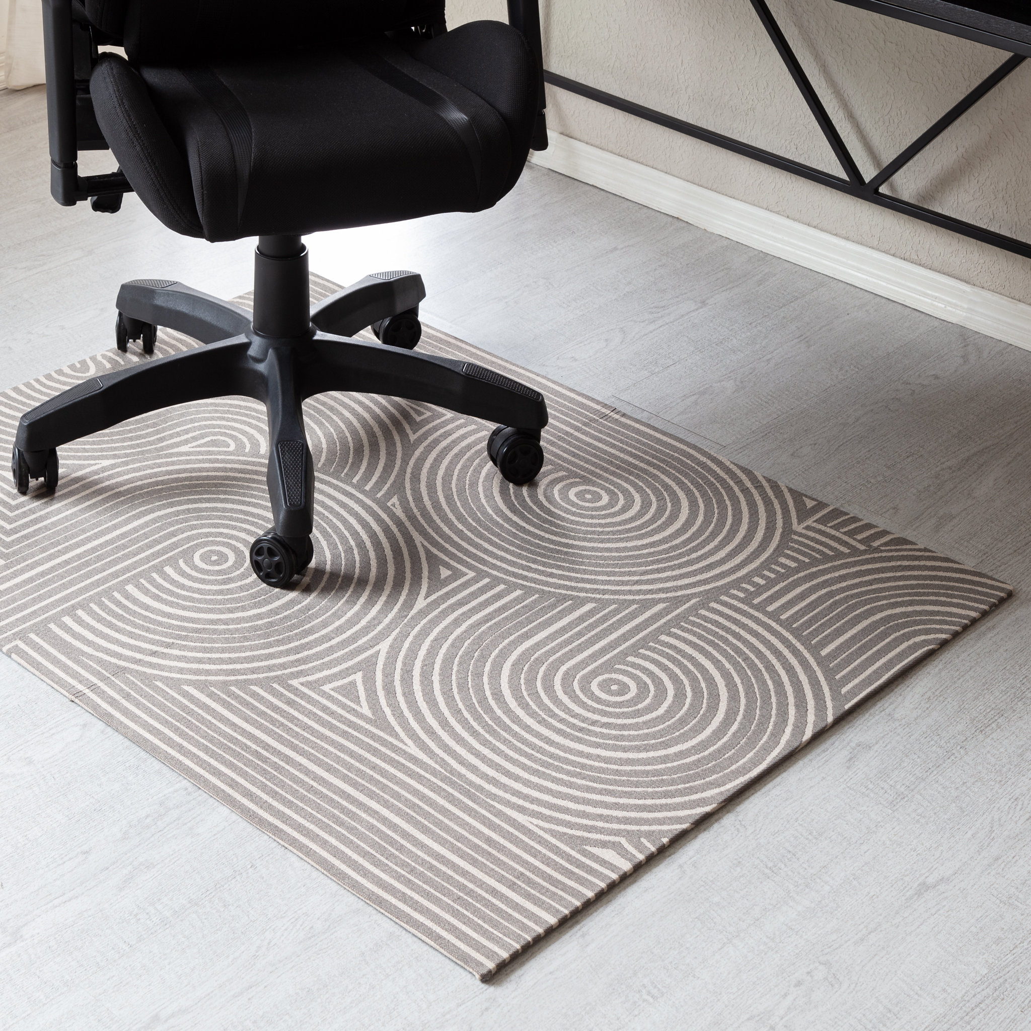 Anji Mountain Rug'd Chair Mat AntiSlip, Easy Rolling, Premium Floor