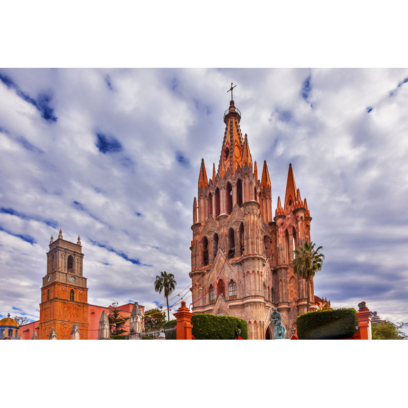 Church San Miguel Mexico by Bpperry - Wrapped Canvas Print, 30cm H x 46cm W