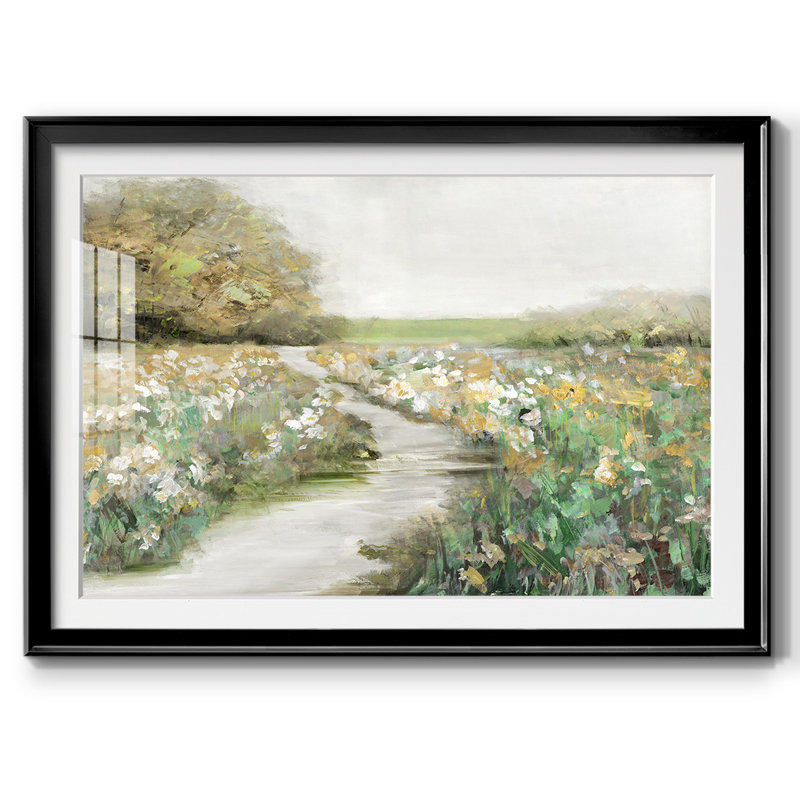 Quiet Meadow, reproduction d'art encadrée, Noir, H 30 po x l 44 po x P 1,5 po