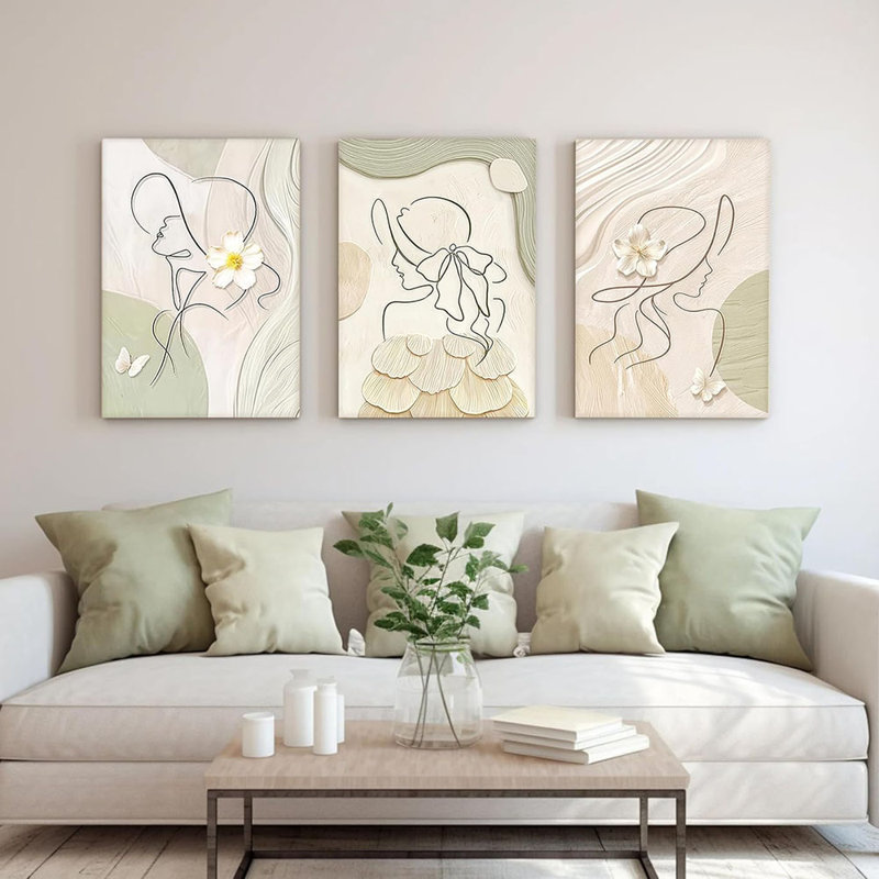 3 Piece Wrapped Canvas Set