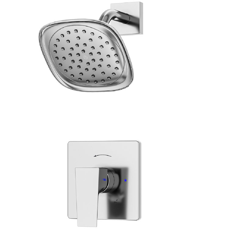 Verity Single Handle Wall Mounted Shower Trim Kit (Valve Not Included)