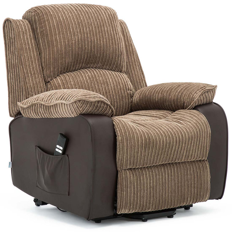 Whitehurst 94cm Wide Lift Assist Standard Recliner, Brown, Single Motor Lift Assist