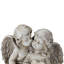 Statue double chérubins doubles avec cœur - 9 po