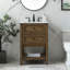 Ensemble de meuble-lavabo simple 24 po Bonsai-1408273965