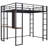 Bottesford Metal Loft Bed with Desk by Isabelle & Max-1948342163-1948342188