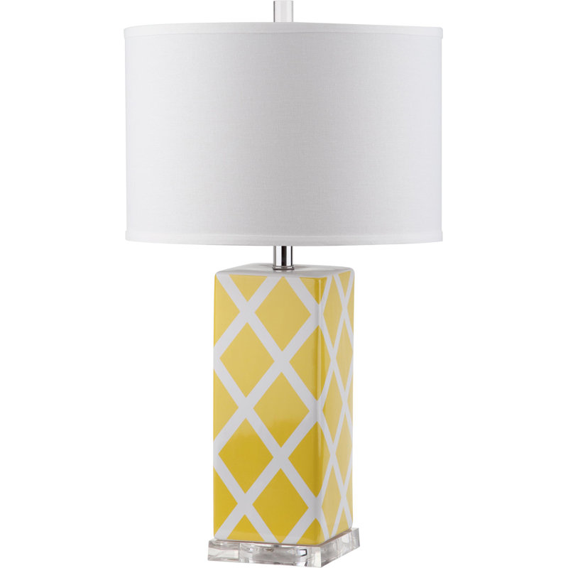 Lampe de table 27 po Rainhard, Jaune