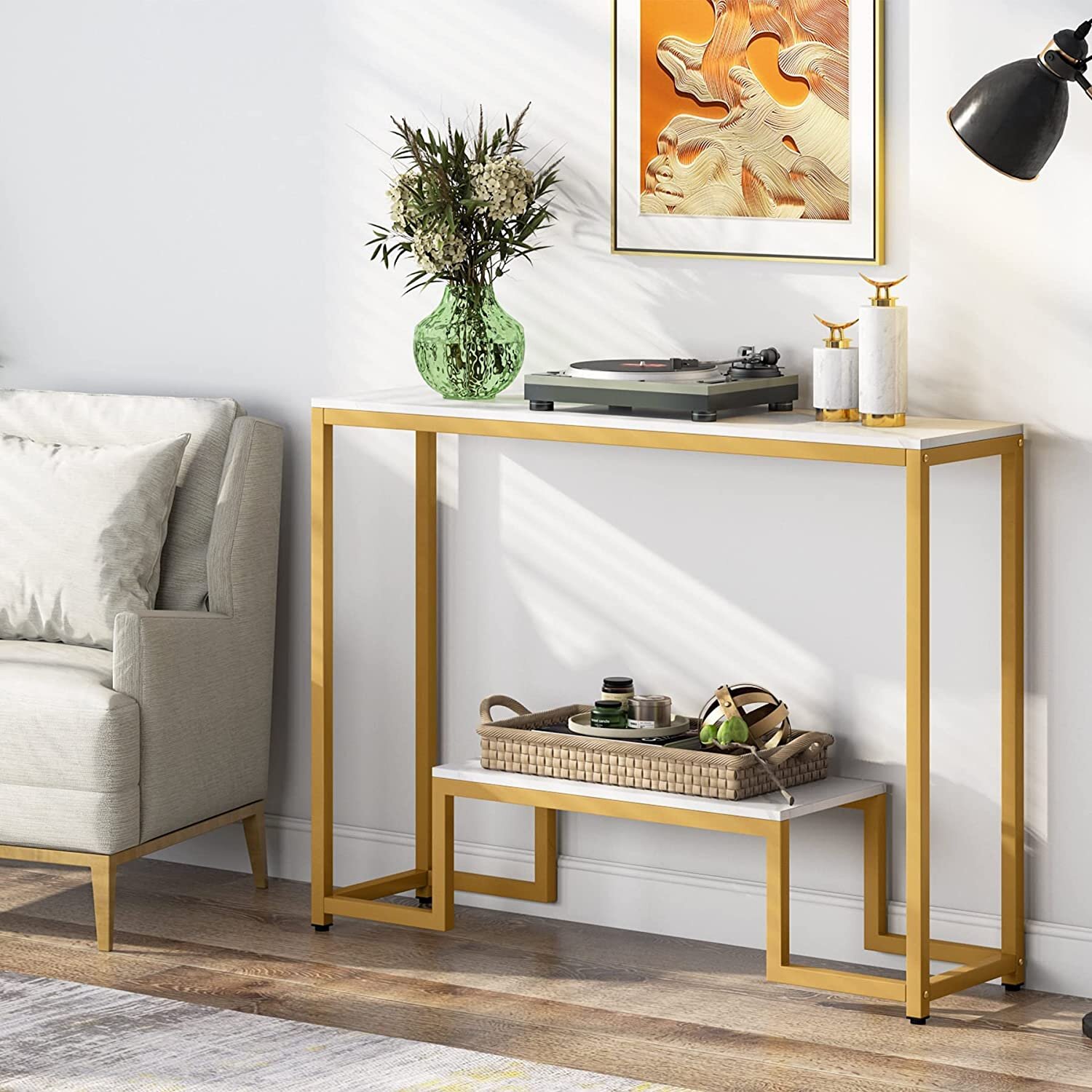 Everly Quinn 43.31'' Console Table & Reviews 