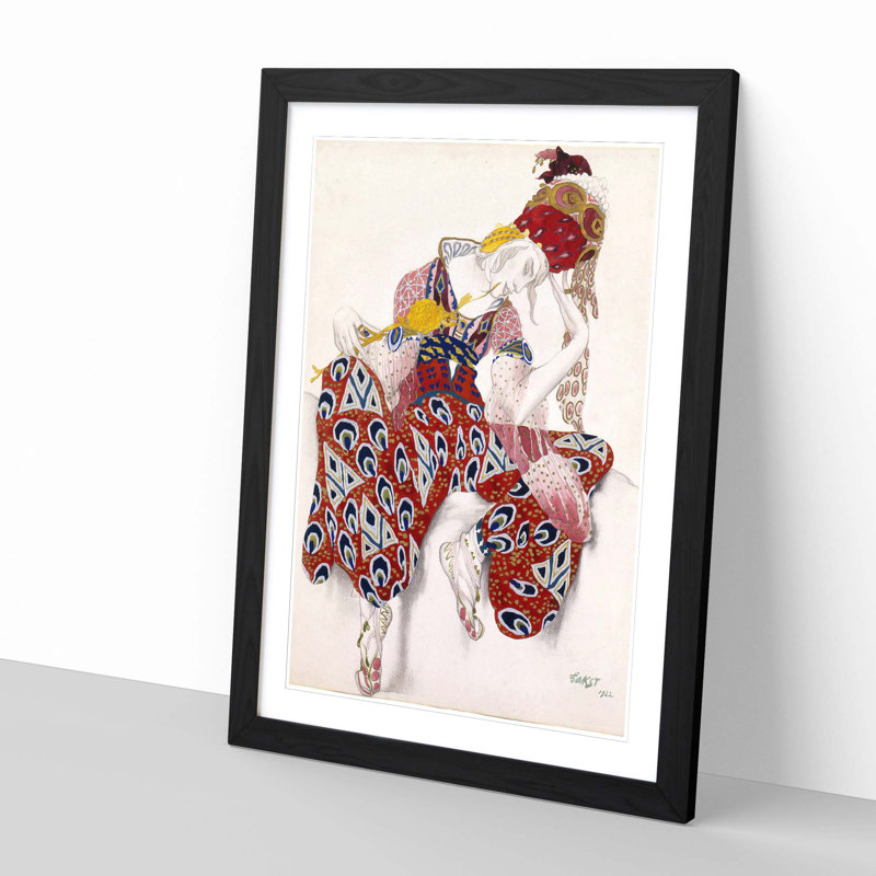 Leon Bakst - Single Picture Frame Painting, Black