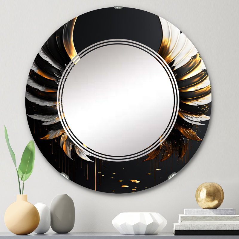 Miroir mural Raelea, 24 po x 24 po