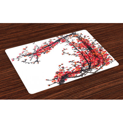Mcculley Japanese Blossom Cherry Sakura Placemat