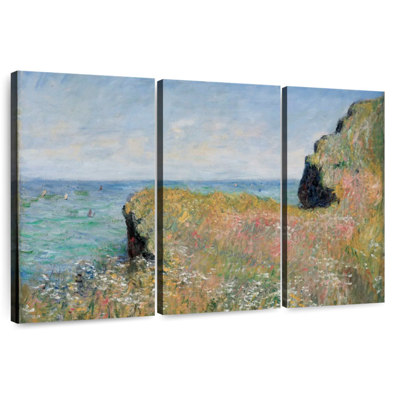 Gillard bord de la falaise Pourville, H 32 po x l 50 po