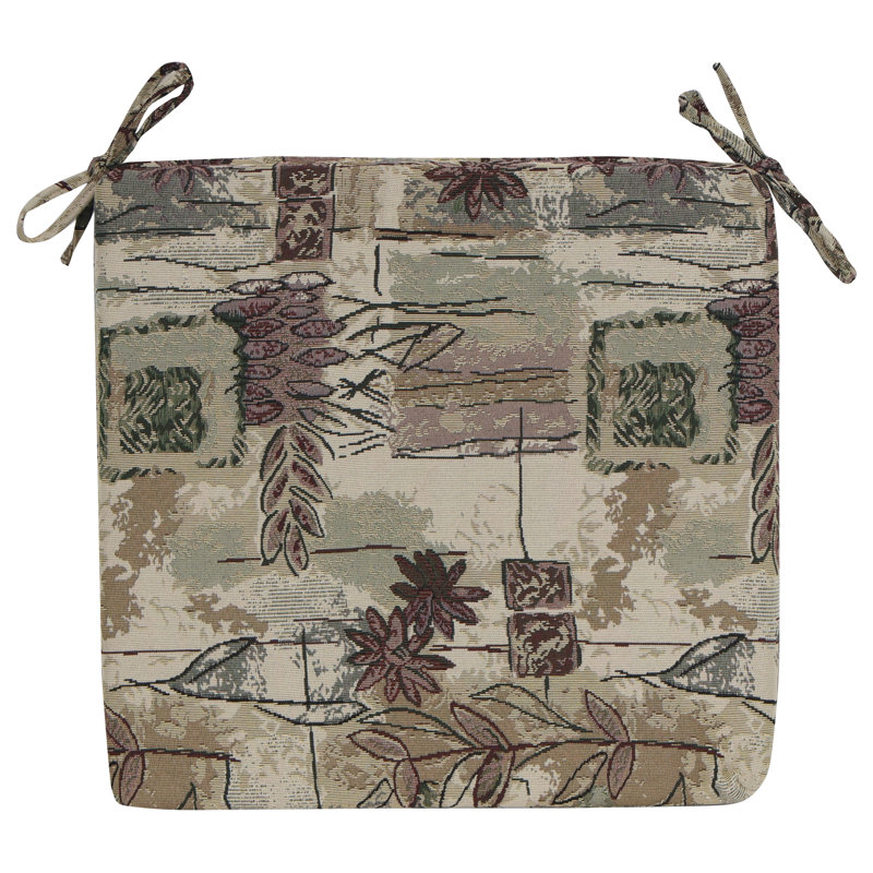 20-Inch By 19-Inch Tapestry Chair Cushion
