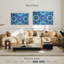Mosaïque bleue Kerner en médina-111823563