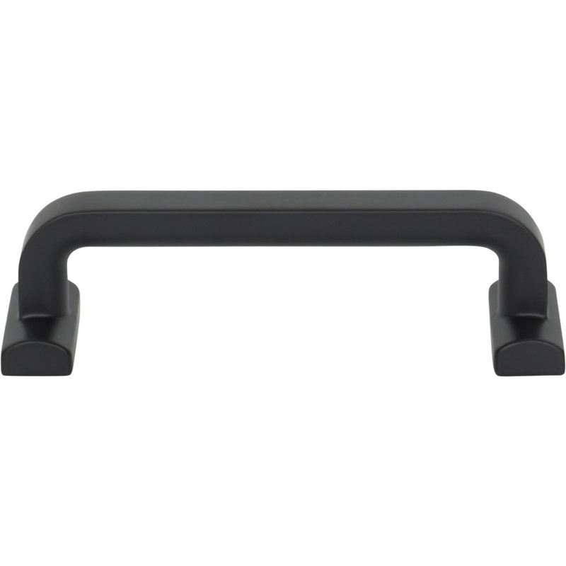 Harrison Bar Pull, Flat Black, 3 3/4" Center to Center