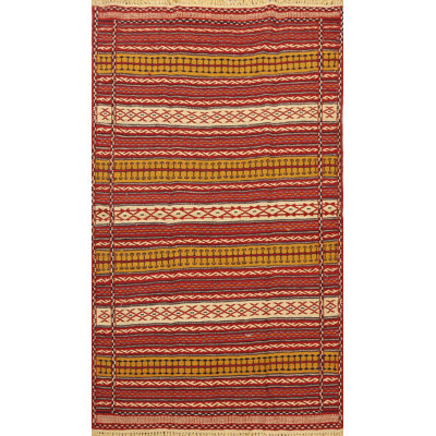 Tapis géométrique kilim 3 x 5
