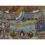 Peinture de haute qualité Kuber Thangka (Brocadeless Thangka) | Or pur 24 carats avec peinture acrylique