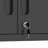 Wall-Mounted Tool Storage Cabinet With 2 Locking Door