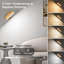 Manufactured Wood LED Swing Arm Sconce